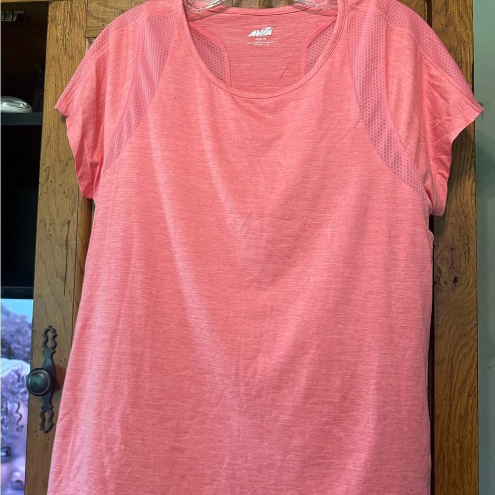 Avia Pink Cap Sleeve Relaxed T-Shirt